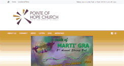 Desktop Screenshot of pointeofhope.org