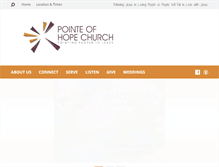 Tablet Screenshot of pointeofhope.org